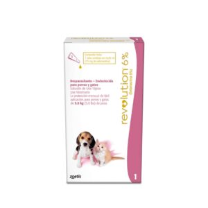 Revolution 0.25ml 2.5KG Perro Gato Rosado